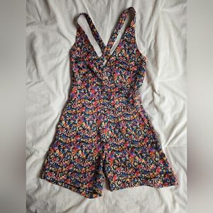 Highline Collective Floral Romper Sz M NWOT